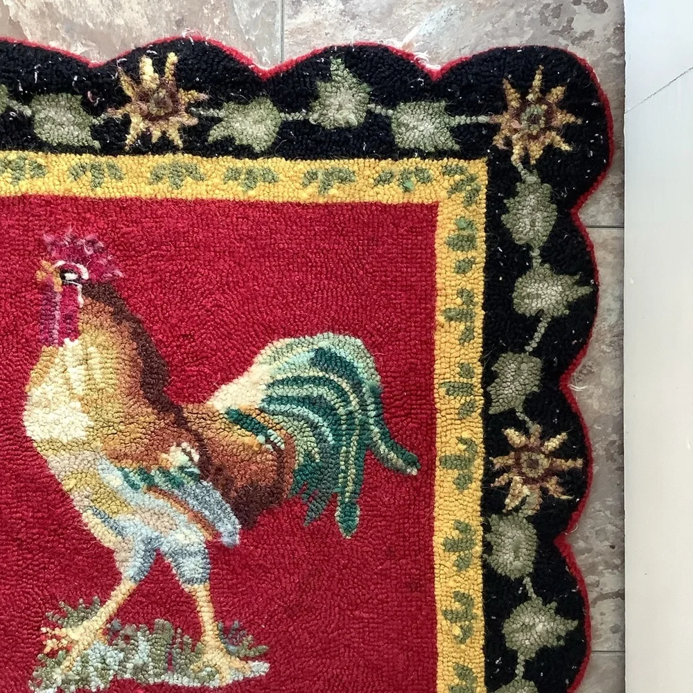 C & F Home red hooked